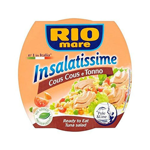 Rio Mare Cous Cous & Thunfischsalat Packung mit 4 1x160g Original italienisch Aufstrich