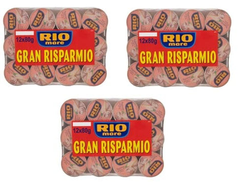 Rio Mare Tonno all'Olio di Oliva Thunfisch in Olivenöl 36x80g Original italienisch Feinkost