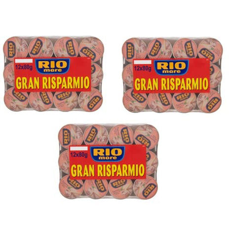 Rio Mare Tonno all'Olio di Oliva Thunfisch in Olivenöl 36x80g Original italienisch Feinkost