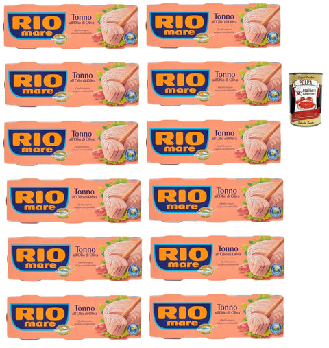 Rio Mare Tonno all'Olio di Oliva Thunfisch in Olivenöl, Gelbflossen thun 120 g Fleisch, Geflügel & Wild italienisch Original