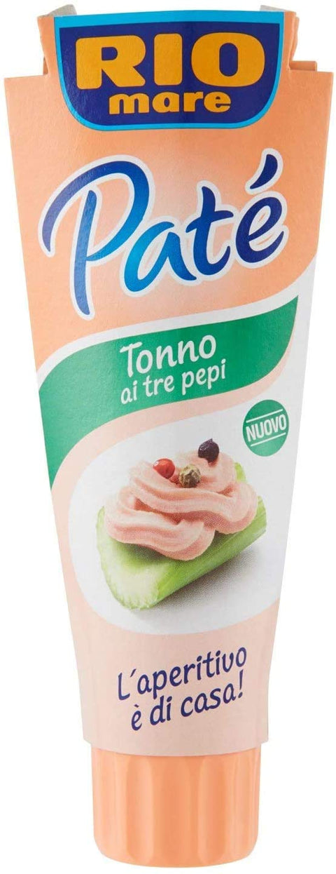 Rio Mare Patè Tonno 3 tre pepi Thunfischcreme 3 paprika 100 g Streichfähiges Fleisch, Geflügel & Wild italienisch Original