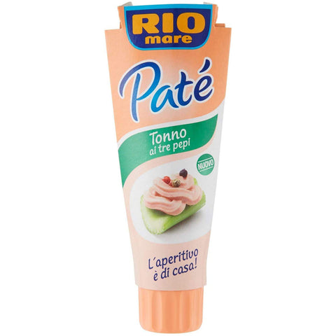 Rio Mare Patè Tonno 3 tre pepi Thunfischcreme 3 paprika 100 g Streichfähiges Fleisch, Geflügel & Wild italienisch Original