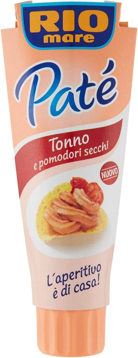 Rio mare Fleisch, Geflügel & Wild 3x Rio Mare Patè Tonno pomodori secchi Thunfischcreme Tomaten 100g Streichfähiges 8004030538047