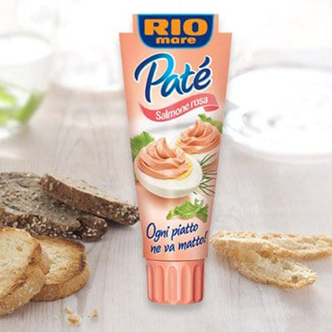 Rio Mare Rosa Lachs Paté 'Salmone Rosa' 3x100g Original italienisch Feinkost