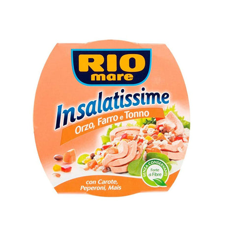 Rio Mare Insalatissime Orzo Farro e Tonno Gerste, Dinkel und Thunfisch mit Karotten 6x160g Original italienisch Feinkost