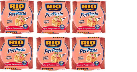 Rio Mare Per Pasta Aglio e peperoncino Thunfisch in Olivenöl 6x 160g italienisch Original