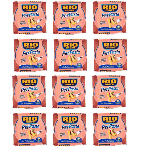 Rio Mare Per Pasta Puttanesca Thunfisch in Olivenöl mit Gemüse 2x160g Original italienisch