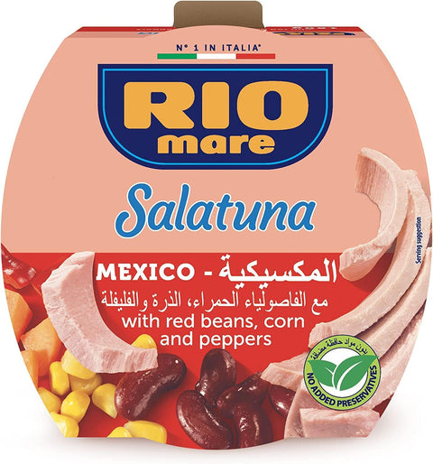Rio Mare Fleisch, Geflügel & Wild 6x Rio Mare Tonno Insalatissime Messicana Thunfisch rote Bohnen, Mais & Paprika 8004030026018