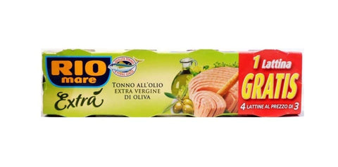 Rio Mare Tonno olio extra vergine di oliva Thunfisch natives Olivenöl 4x 80g italienisch Original