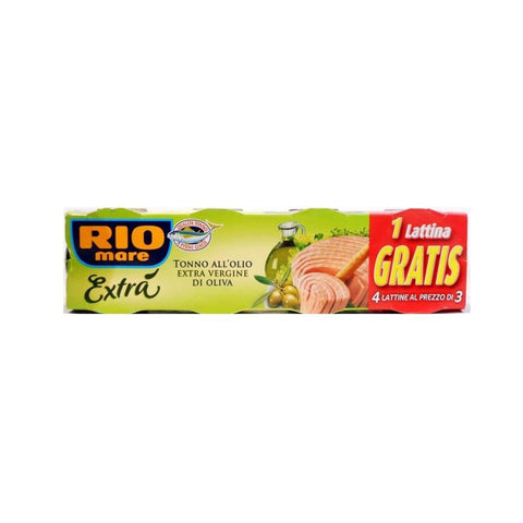 Rio Mare Tonno olio extra vergine di oliva Thunfisch natives Olivenöl 4x 80g italienisch Original