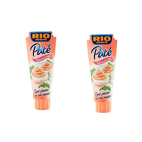 Rio Mare Pate Tonno Salmone rosa Lachs Thunfischcreme Streichfähige 1x100g Original italienisch Feinkost