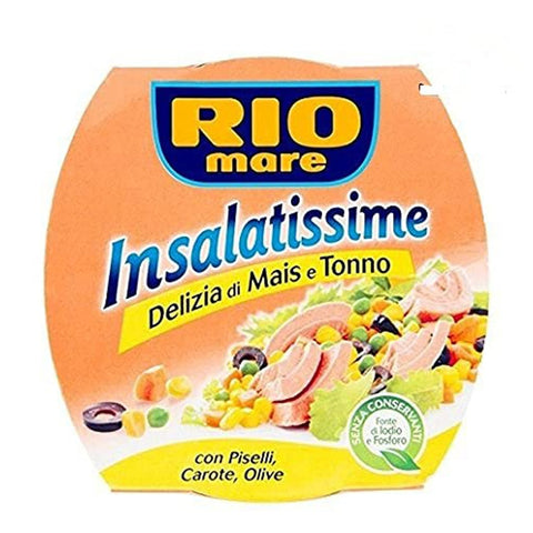 Rio Mare Fleisch, Geflügel & Wild Rio Mare Tonno Insalatissime Delizia Mais e Tonno Mais und Thunfisch 160 g Fleisch, Geflügel & Wild italienisch Original 8004030022010