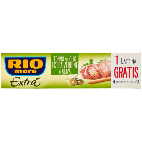 Rio Mare Fleisch, Geflügel & Wild Rio Mare Tonno olio extra vergine di oliva Thunfisch natives Olivenöl 12x80g italienisch Original 8004030381551