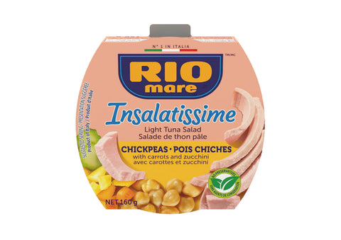 Rio Mare Gemüsegerichte Rio Mare Insalatissime Ceci Thunfischsalat Kichererbsen mit Zucchini und Karotten Fertiggerichte 160g 8004030855038