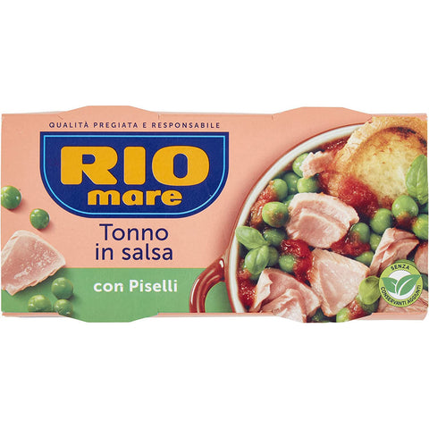 Rio Mare Piselli e Tonno fertiggerichte Thunfisch Erbsen Instant food 2x160g Original italienisch Feinkost