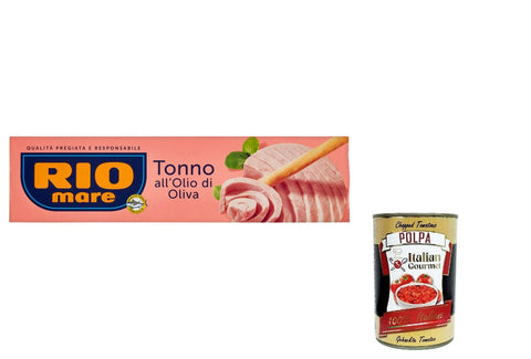 Rio Mare Tonno all'Olio di Oliva Thunfisch in Olivenöl, Gelbflossen thun 80 g Koch- & Backzutaten italienisch Original