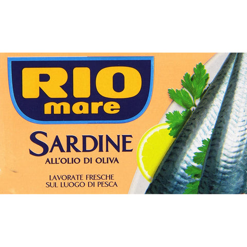 Rio Mare filetti di sardine 120 gr Sardinen in Olivenöl ohne Knochen Koch- & Backzutaten italienisch Original