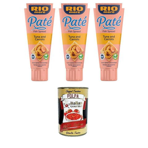 Rio Mare Koch- & Backzutaten Rio Mare Patè Tonno e Carote Thunfisch Karotten Patè 3x100 gr Koch- & Backzutaten italienisch Original 8004030538061