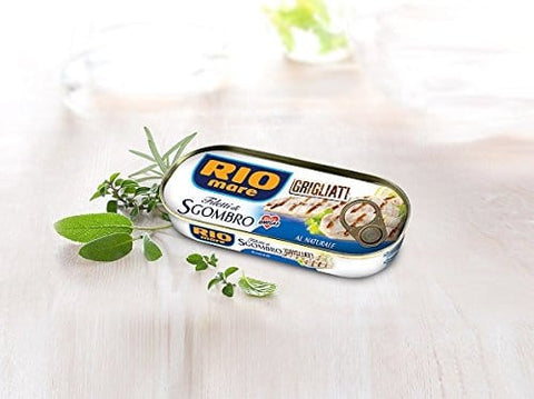 Rio Mare Makrele Rio mare sgombro grigliato Makrele 120g gegrillte Makrelenfilets in Brine 8004030622036