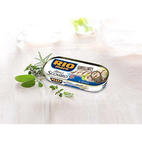 Rio Mare sgombro grigliato Makrele 120g gegrillte Makrelenfilets in Brine Original italienisch