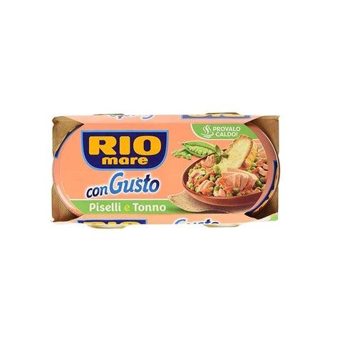 Rio Mare Piselli e Tonno fertiggerichte Thunfisch Erbsen 2x160 g Instant food Nudelgerichte italienisch Original