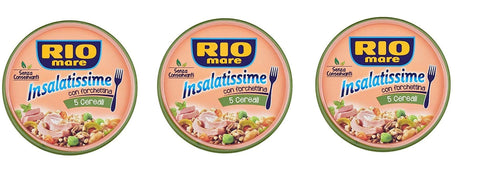 Rio Mare Nudelgerichte 3x Rio mare Insalatissime tonnoe e 5 cereali Thunfisch mit 5 Getreide 220g 8004030830165