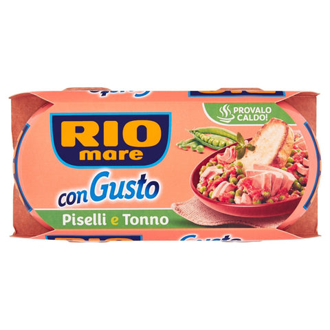 Rio Mare Piselli e Tonno fertiggerichte Thunfisch Erbsen 2x160 g Instant food Nudelgerichte italienisch Original