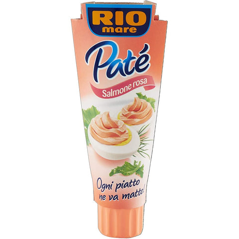 Rio Mare Pasteten Rio Mare Rosa Lachspastete, cremig und streichfähig, 6 Tuben à 100 g Pasteten italienisch Original 8004030069008