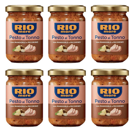 Rio Mare Pesto al Tonno con Mandorle e Pecorino Thunfischpesto mit Mandeln und Pecorino 130 g italienisch Original