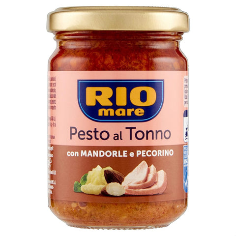 Rio Mare Pesto Rio Mare Pesto al Tonno con Mandorle e Pecorino Thunfischpesto mit Mandeln und Pecorino 130 g italienisch Original 8004030506091