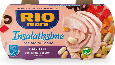 Rio mare Saucen & Marinaden 3x Rio Mare Insalatissime fagioli e tonno Mischung aus Bohnen und Thunfisch (2x 160g) 8004030023017