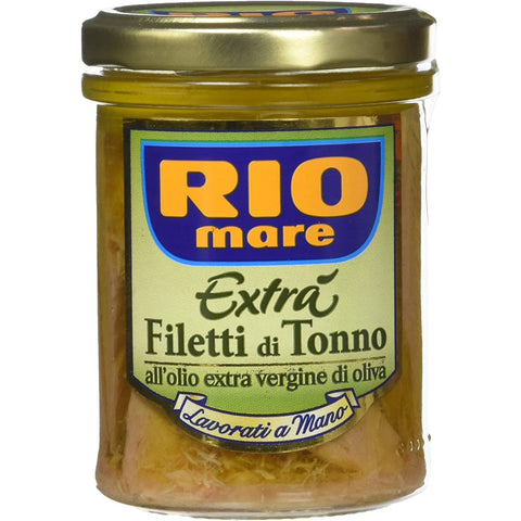 Rio mare extrà Tonno Filets verlegt Thunfisch natives Olivenöl extra 6x180g Original italienisch Sauce