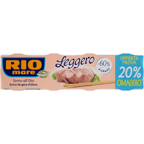 Rio Mare Leggero Tonno olio oliva Thunfisch in Olivenöl Licht - 60% Fett 6x 4x 60g Original italienisch