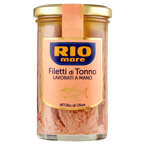 Rio Mare Thunfisch 6x Rio Mare Filetti di Tonno in Olio di oliva Thunfischfilets in Olivenöl handgemacht 250g 8004030656000