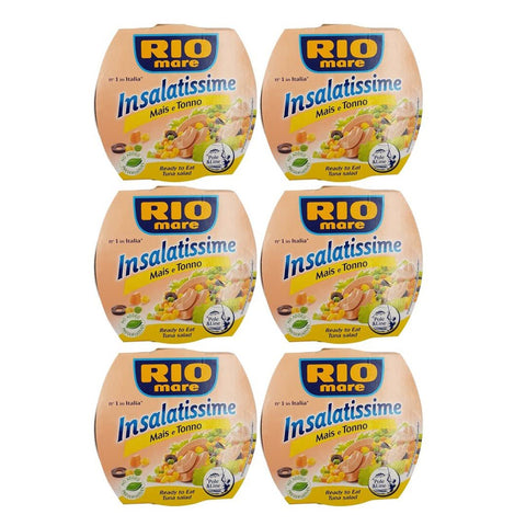 Rio Mare Tonno Insalatissime Delizia Mais e Tonno Mais und Thunfisch 160 g 6x italienisch Original