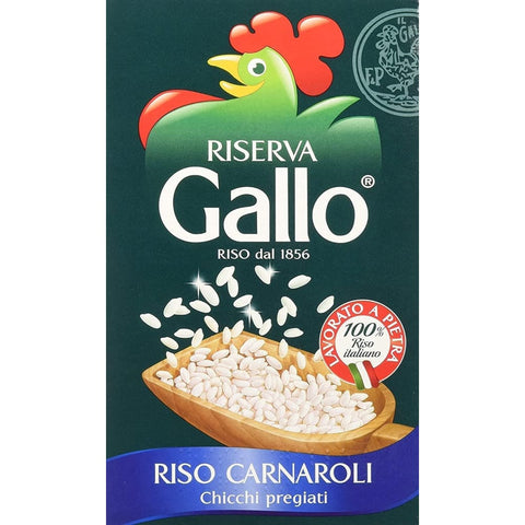 Riso Gallo Reis Riso Gallo Carnaroli Risotto Reis (500 g) Packung mit 2 italienisch Original 8001420001938