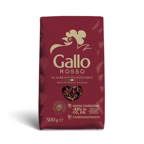 Riso Gallo Vollkornrot aus nachhaltiger Landwirtschaft guter und vielseitiger Reis Faserquelle Parboiled Methode Kochen 12 500 g italienisch Original