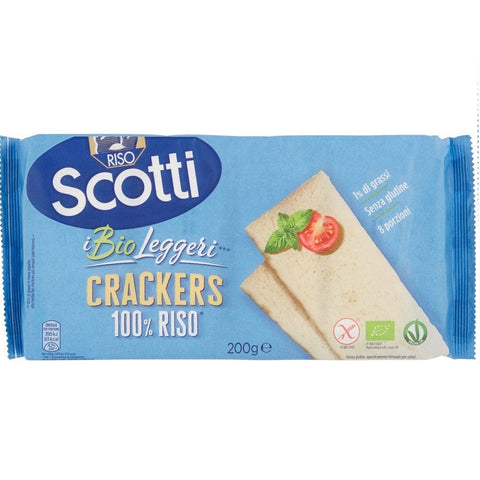 Riso Scotti Crackers Scotti Crackers Di Riso biologici senza glutine glutenfreie Bio-Reiscracker 200g