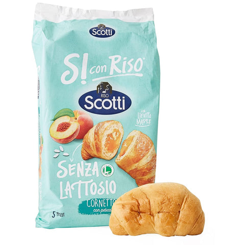 Riso Scotti Kategorien Riso Scotti Ja mit Reis – laktosefreie Hörner mit Angeln – Mantant ohne Laktose, ohne Palmöl – 5 Portionen italienisch Original 8001860199592