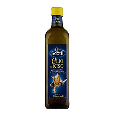 Riso Scotti Öl Scotti Olio di riso 750ml öl Reisöl für Gewürze flasche zartes Öl 8001860500008