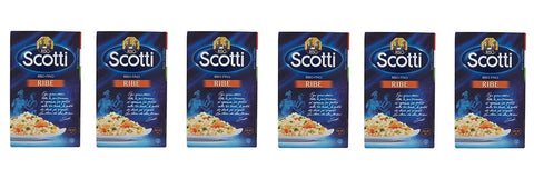 Riso Scotti Reis 6x Riso scotti Ribe Riso fino 1000 g Italienisch reis Parboiled 8001860070013