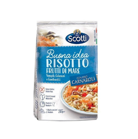 Riso Scotti Reis Riso Scotti risotto pronto ai frutti di mare Fertiges Risotto mit Meeresfrüchten 200gr 8001860257803