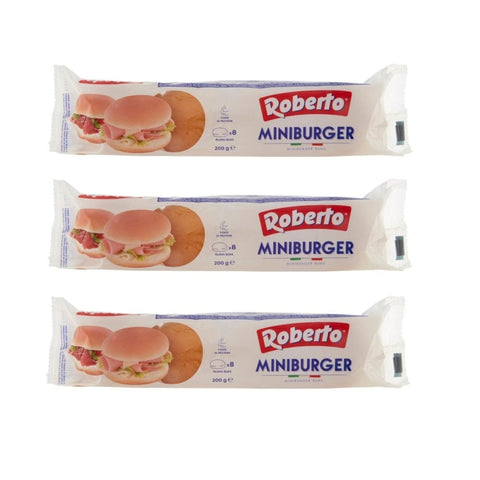 Roberto Brot 3x MHD 18/08/2024 Roberto Mini Burger 200gr 8003490044570