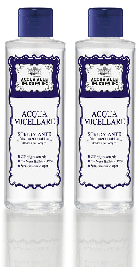Roberts Garrafa de água micelar"Acqua alle Rose" ( (pacote com 2) [importação ] 200 ml italienisch Original