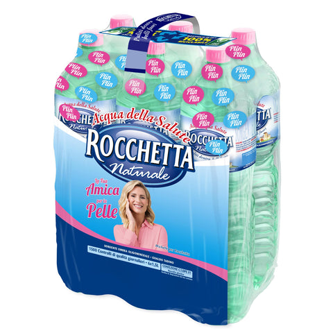 ROCCHETTA ACQUA NATURALE LITRI 1.5 CONFEZIONE DA 6 BOTTIGLIE 1 Stk Original italienisch Getränk
