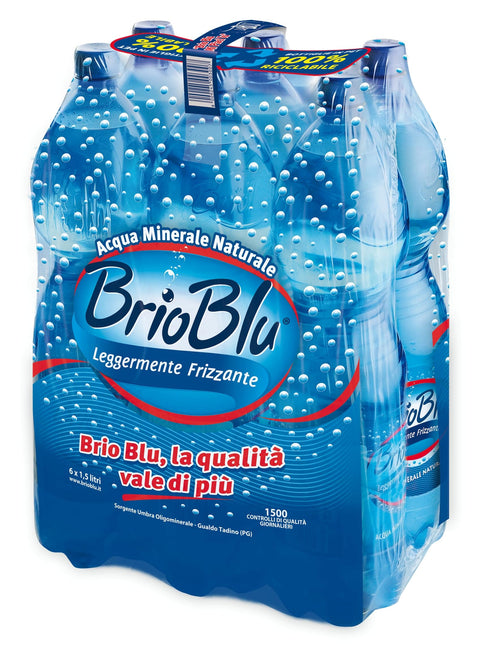 ROCCHETTA BRIO BLAU leicht prickelnd 6 x 1.5 Liter italienisch Original