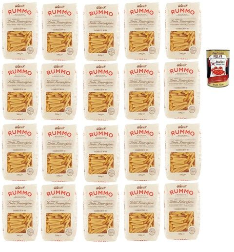 Rummo Internationale Nudeln Rummo Casarecce n° 88 Pasta Lenta Lavorazione Teigwaren aus Hartweizengrieß Bronze-Zeichnung 20x 500g + Italian Gourmet polpa 400g 8008343200882