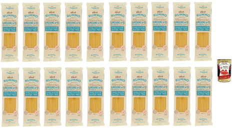 Rummo Internationale Nudeln Rummo Pasta Linguine N° 13 senza Glutine, gluten free, 100% italienische Pasta nudeln glutenfrei 20x 400g + Italian Gourmet polpa 400g 8008343880138