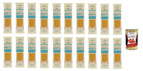 Rummo Internationale Nudeln Rummo Pasta Spaghetti N° 3 senza Glutine, gluten free, 100% italienische Pasta nudeln glutenfrei 20x 400g + Italian Gourmet polpa 400g 8008343880039