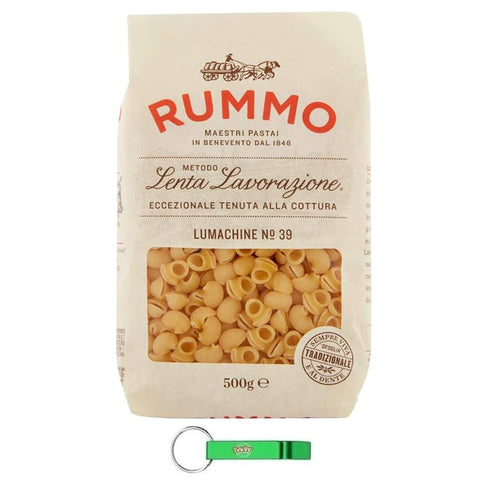 Rummo Pack Pasta Lumachine N°39,Italienische Nudeln aus Hartweizengrieß,Italienische Pasta 500 g italienisch Original